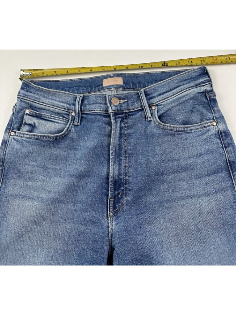 Mother The Kick It High Rise Bootcut Jeans in Fan Favorite 30x32 - Picture 13 of 13